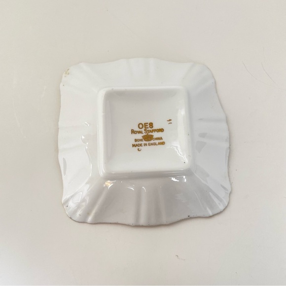 OES The Order of the Eastern Star Royal Stafford Trinket Tidbit Dish - Picture 5 of 6